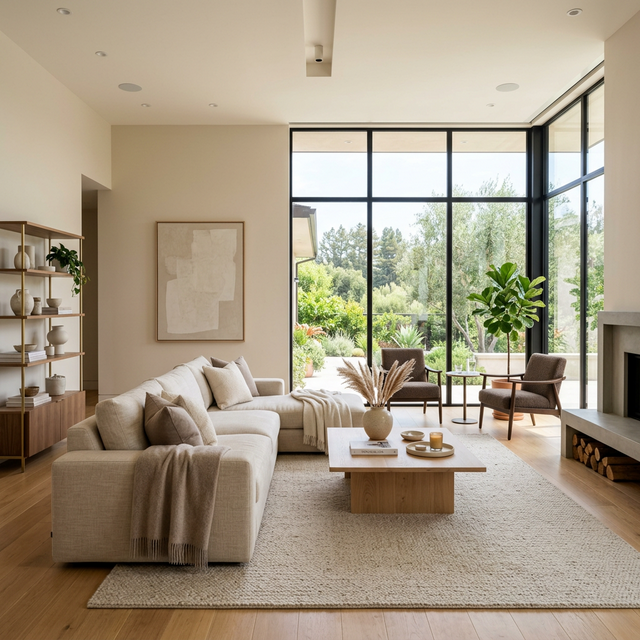 Salon majestueux Home Staging